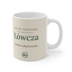 Kubek ceramiczny "Atlas Historii" - Łówcza, drewniana cerkiew