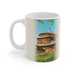 Kubek ceramiczny "Atlas Historii" - Chotylub, drewniana cerkiew