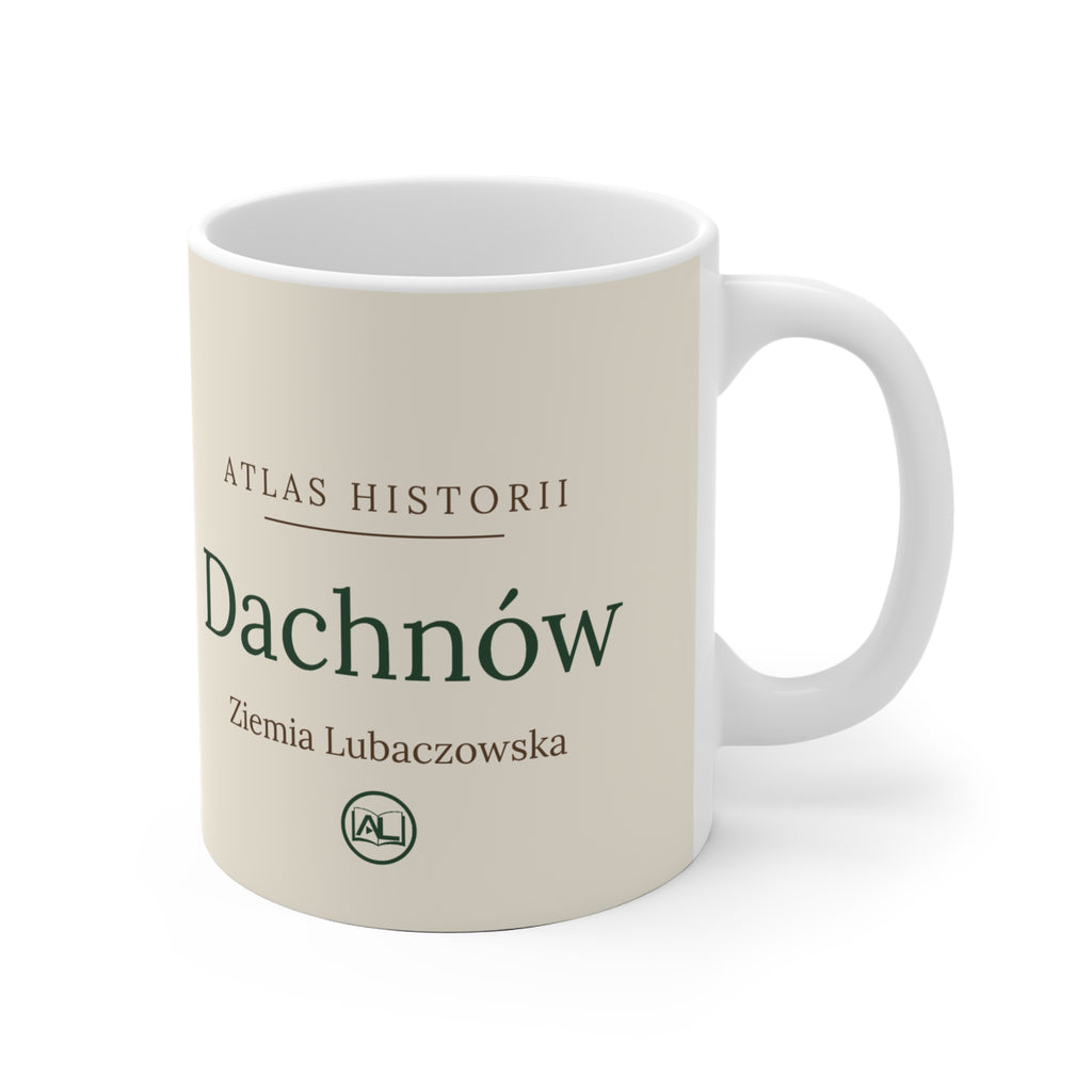Kubek ceramiczny "Atlas Historii" - Dachnów, dzwonnica