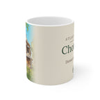 Kubek ceramiczny "Atlas Historii" - Chotylub, drewniana cerkiew