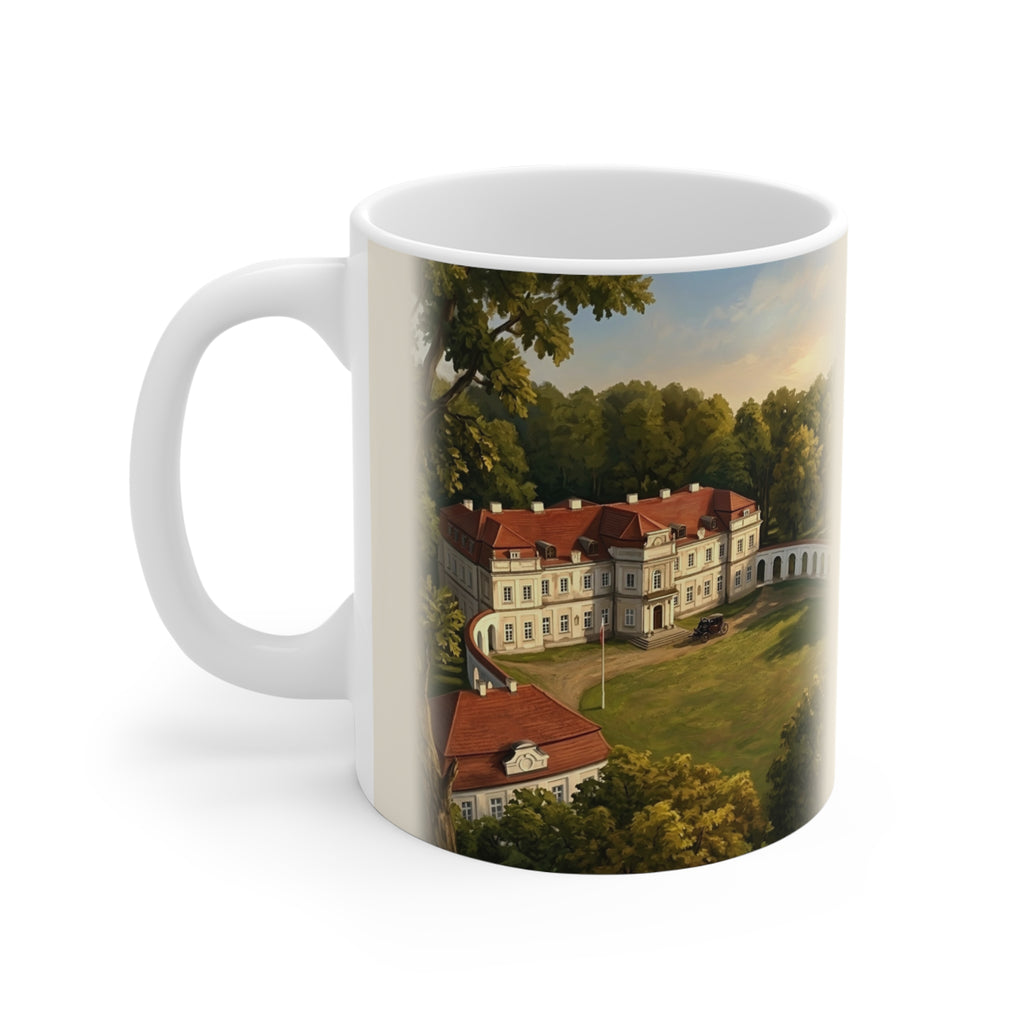 Kubek ceramiczny "Atlas Historii" - Narol, pałac