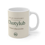 Kubek ceramiczny "Atlas Historii" - Chotylub, drewniana cerkiew