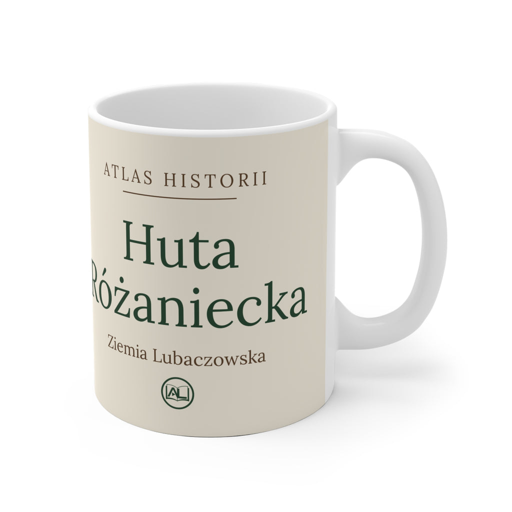 Kubek ceramiczny "Atlas Historii" - Huta Różaniecka, murowana cerkiew