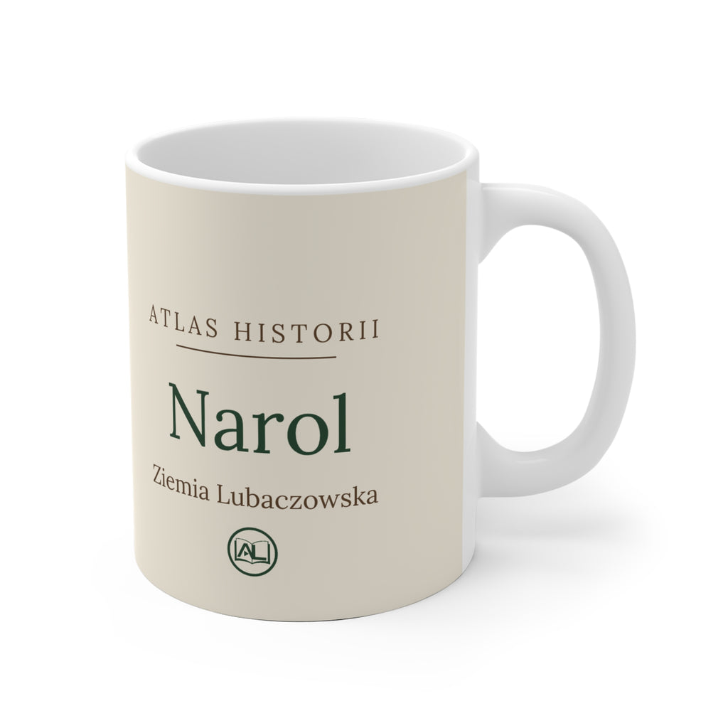 Kubek ceramiczny "Atlas Historii" - Narol, pałac