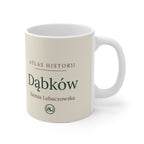Kubek ceramiczny "Atlas Historii" - Dąbków, kościół
