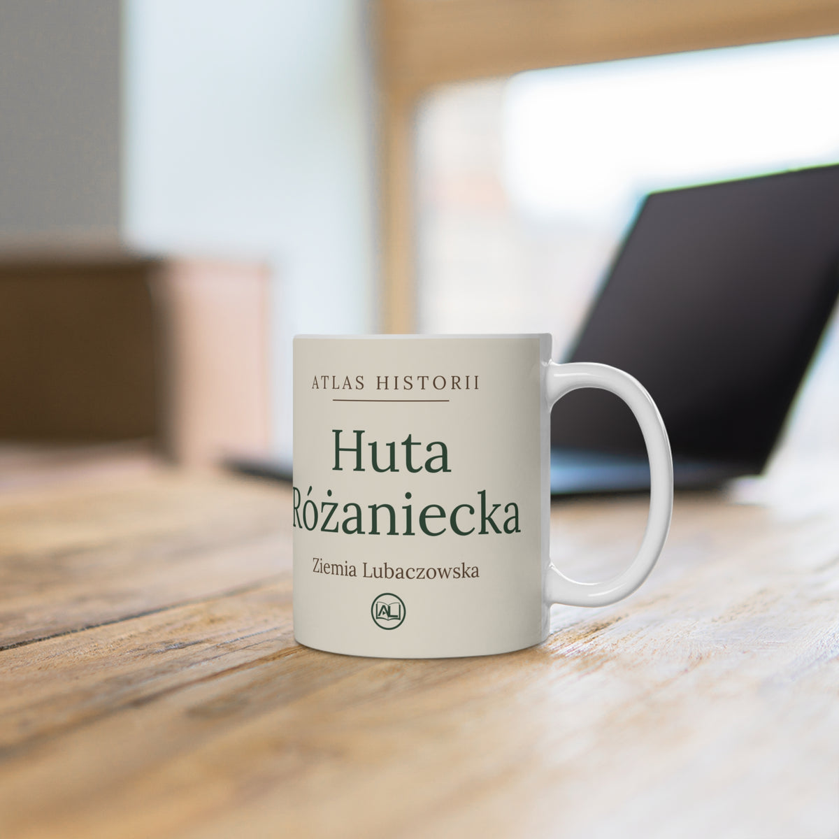 Kubek ceramiczny "Atlas Historii" - Huta Różaniecka, murowana cerkiew