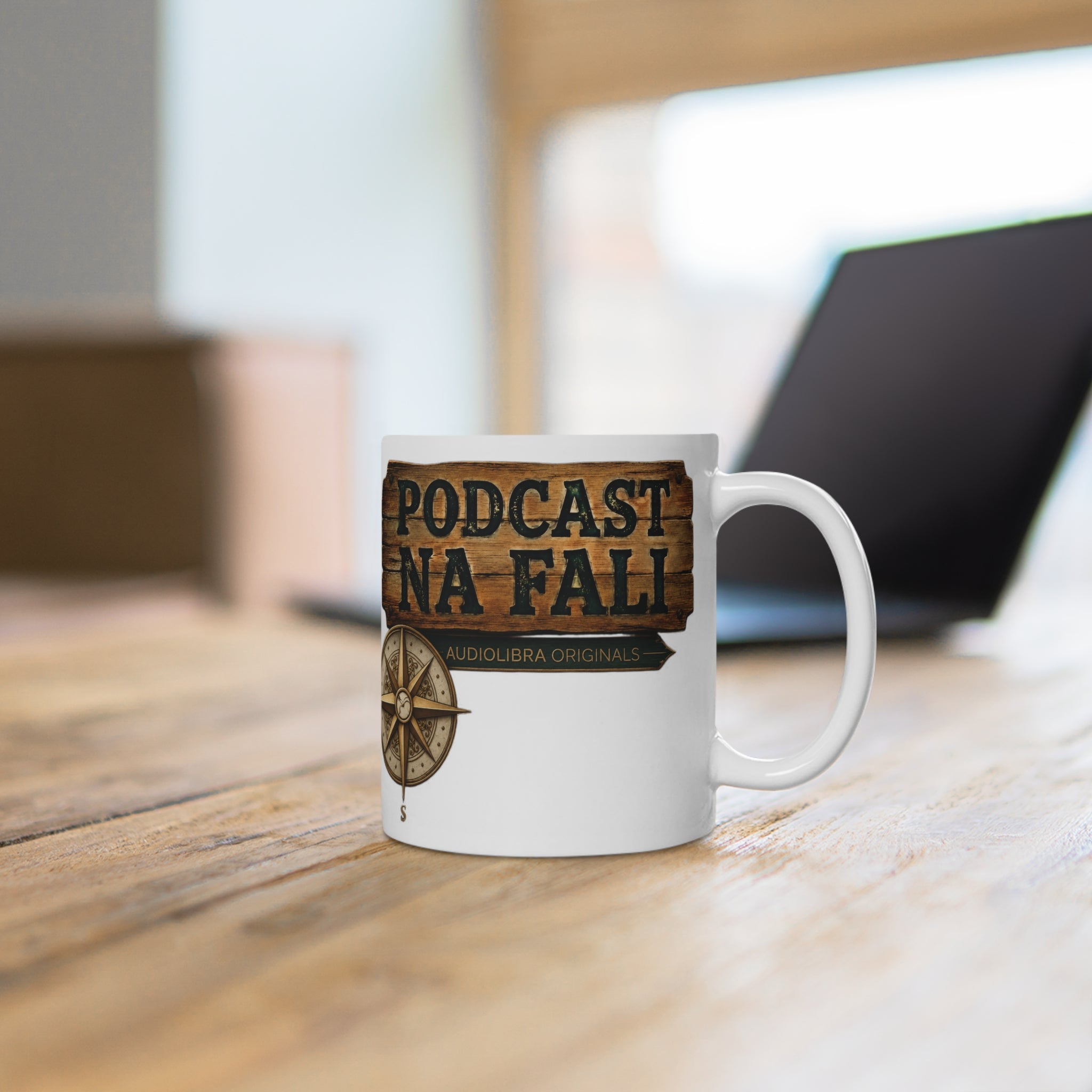 Kubek Ceramiczny Podcast na Fali — Latarnia Morska Darłowo