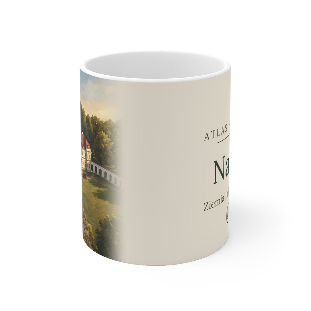Kubek ceramiczny "Atlas Historii" - Narol, pałac