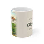 Kubek ceramiczny "Atlas Historii" - Oleszyce, pałac