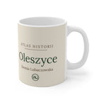 Kubek ceramiczny "Atlas Historii" - Oleszyce, pałac